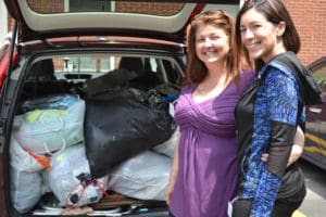 Inspired by a friend who needed help for his addiction, followed by his amazing experience at St. Christopher’s Inn, Oriana Julian of Staten Island organized a donation drive to benefit the Brothers Christopher.